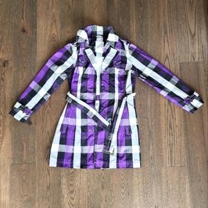 Reset outwear jacket, size M, color purple black white grey ☂️🐈‍⬛